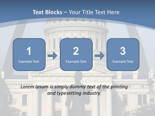 Court House In St Louis, Mo. PowerPoint Template