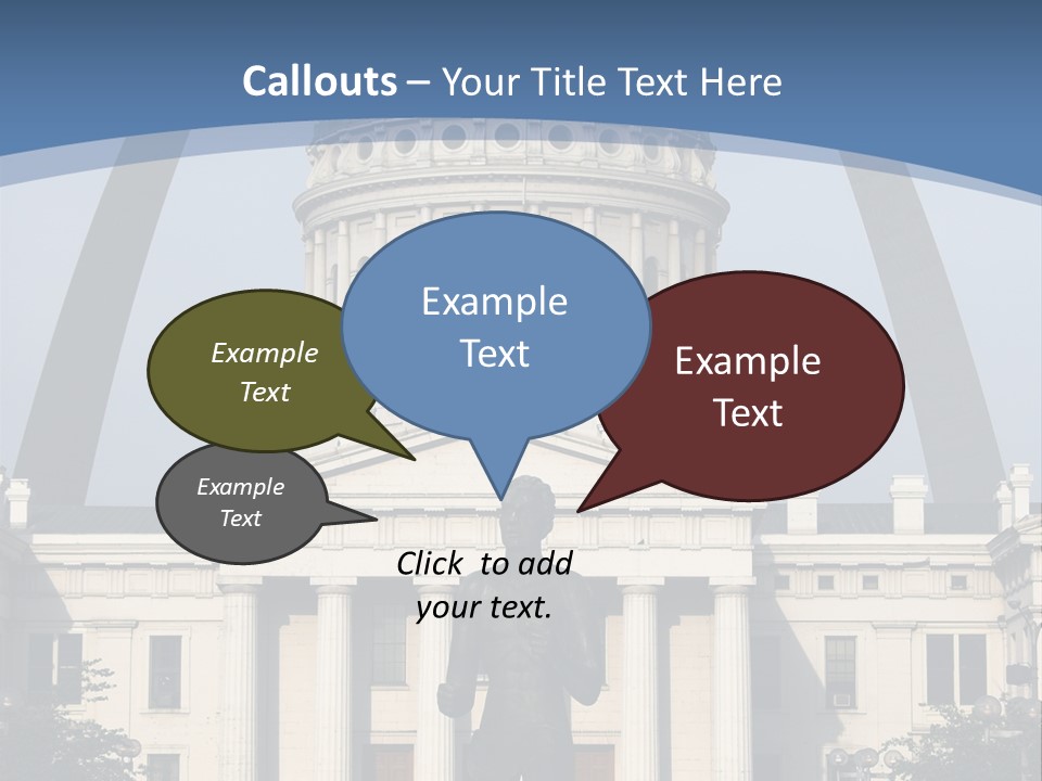 Court House In St Louis, Mo. PowerPoint Template