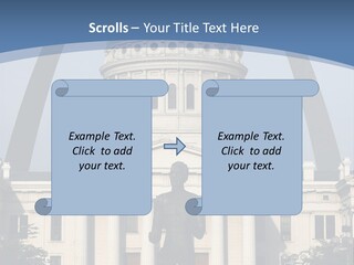 Court House In St Louis, Mo. PowerPoint Template