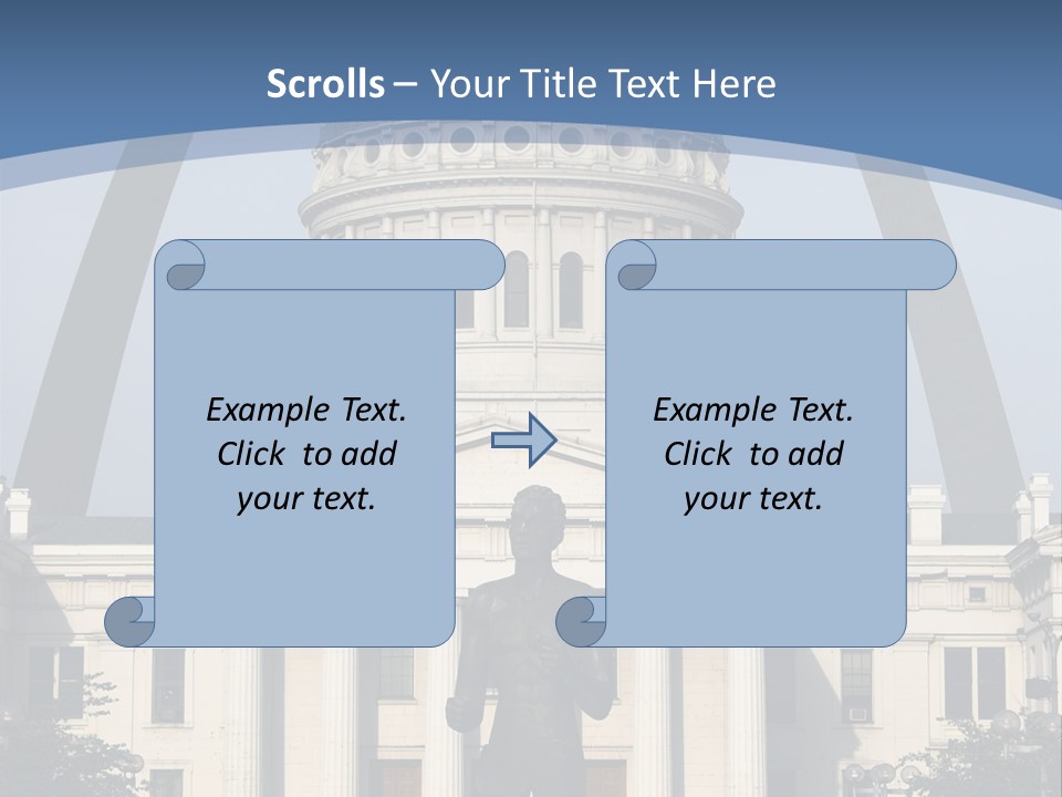 Court House In St Louis, Mo. PowerPoint Template
