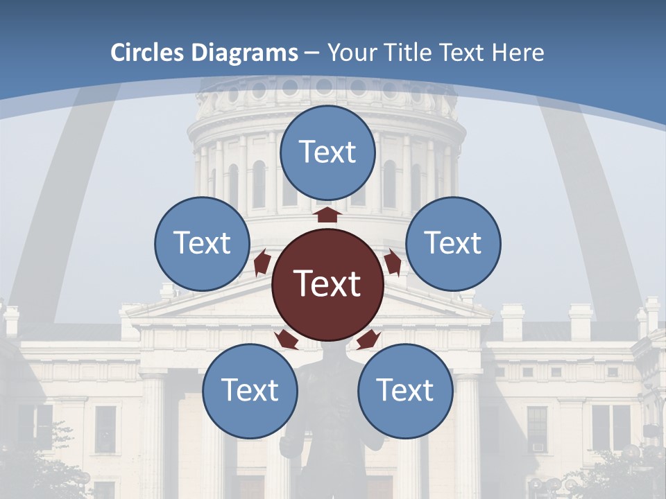 Court House In St Louis, Mo. PowerPoint Template