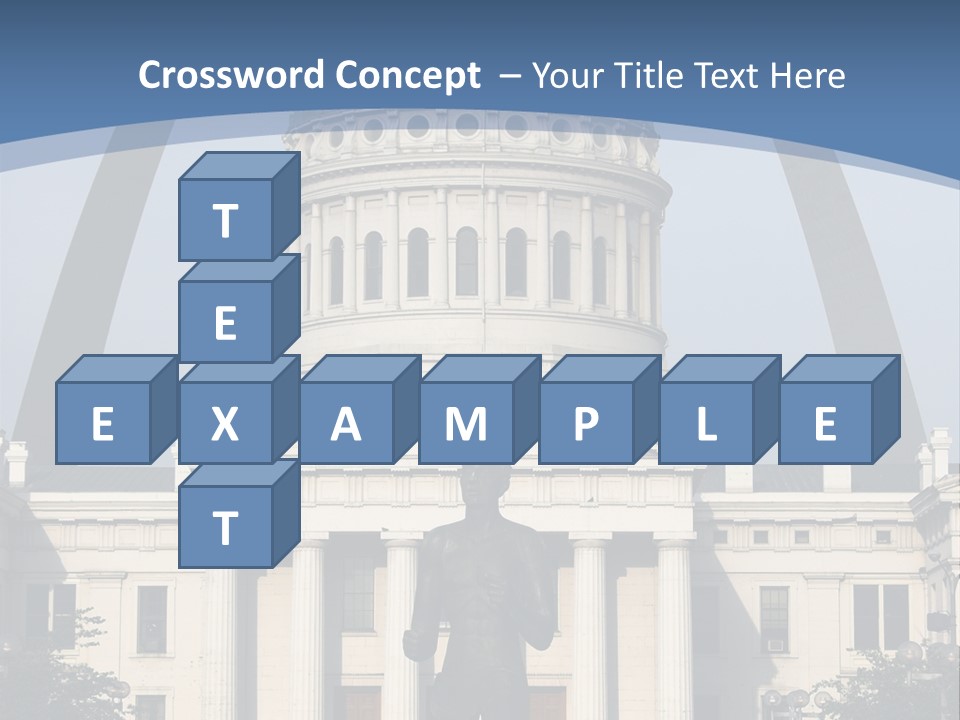 Court House In St Louis, Mo. PowerPoint Template