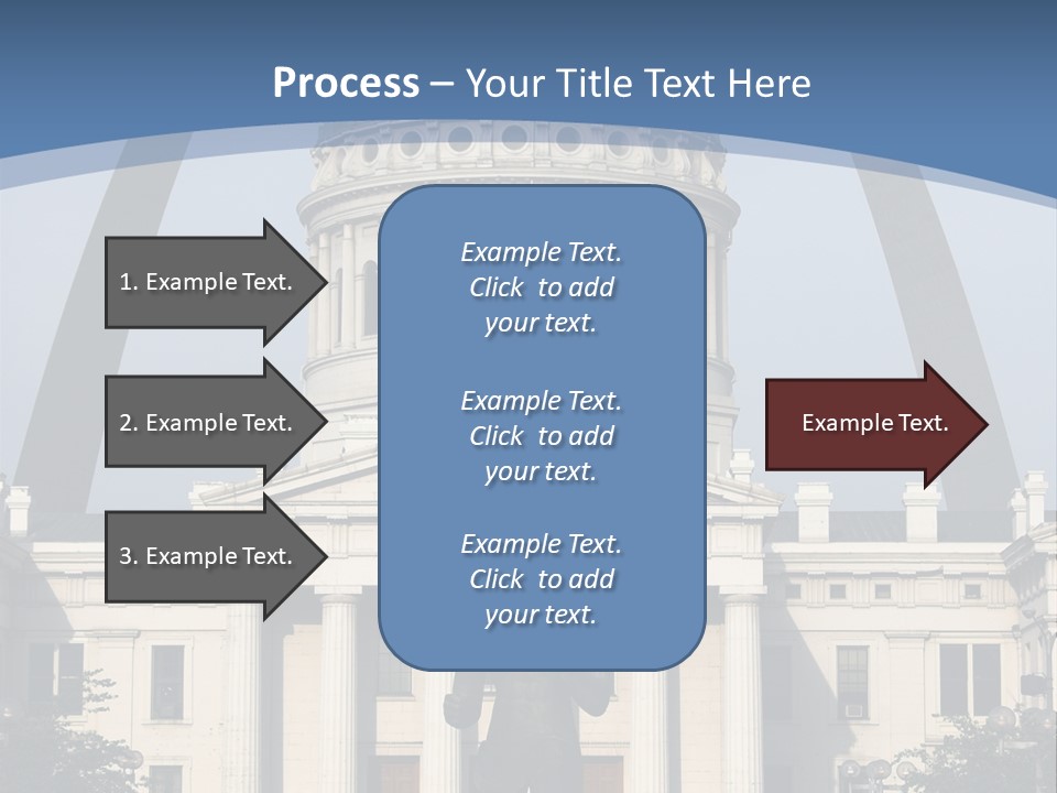 Court House In St Louis, Mo. PowerPoint Template