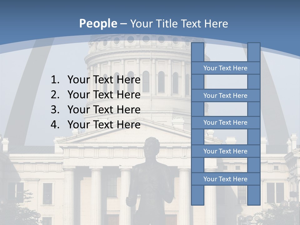 Court House In St Louis, Mo. PowerPoint Template