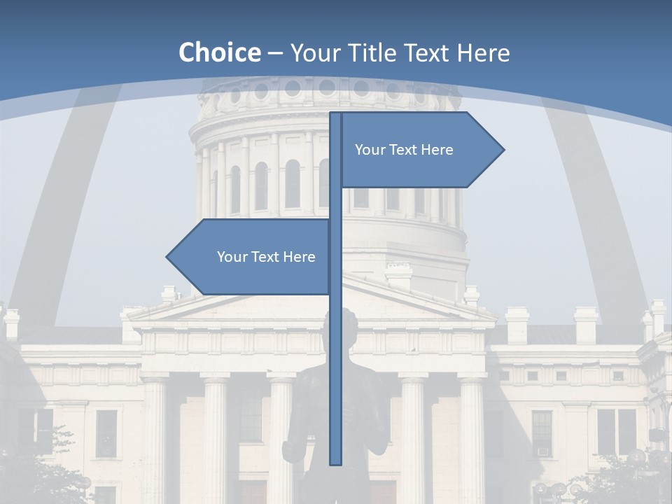 Court House In St Louis, Mo. PowerPoint Template