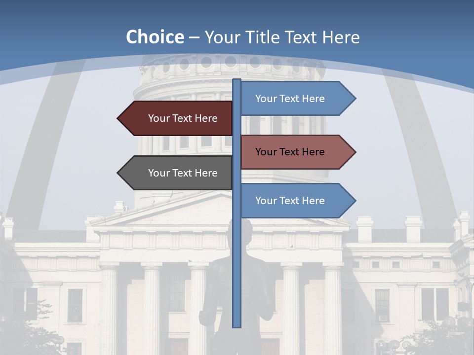 Court House In St Louis, Mo. PowerPoint Template
