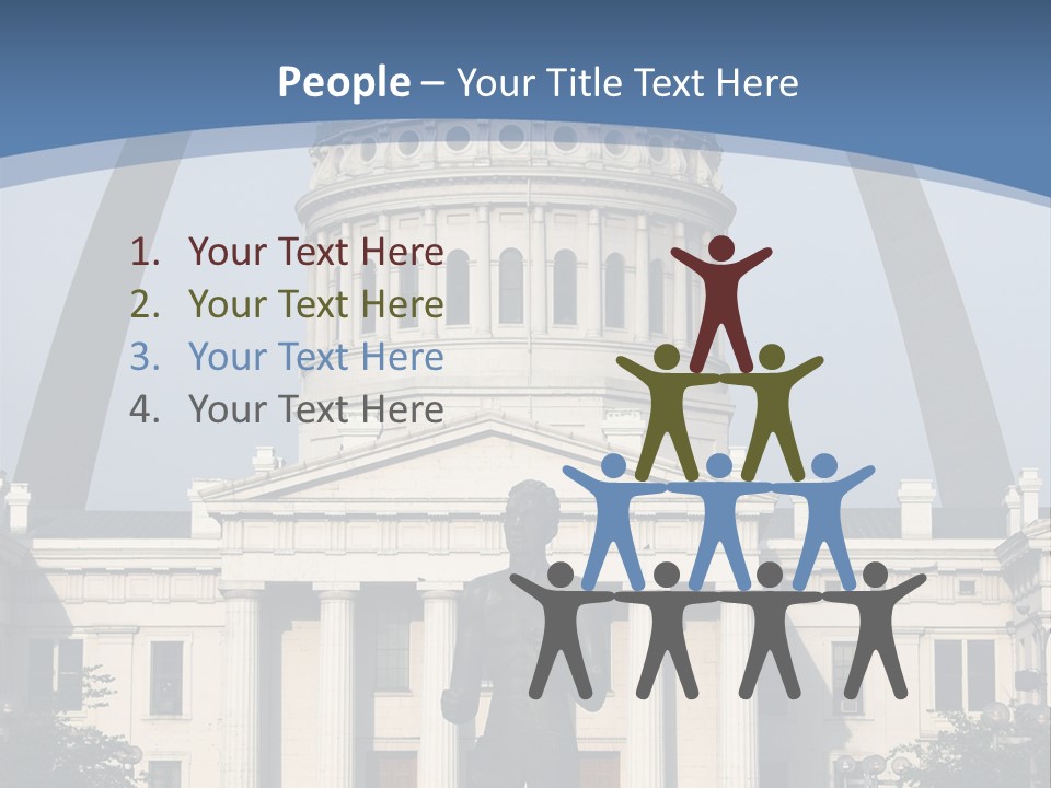 Court House In St Louis, Mo. PowerPoint Template