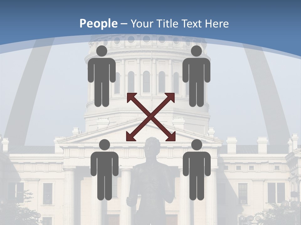 Court House In St Louis, Mo. PowerPoint Template