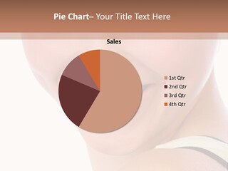 A Woman With Green Eyes Is Smiling For The Camera PowerPoint Template