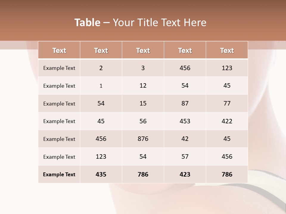 A Woman With Green Eyes Is Smiling For The Camera PowerPoint Template