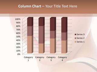 A Woman With Green Eyes Is Smiling For The Camera PowerPoint Template