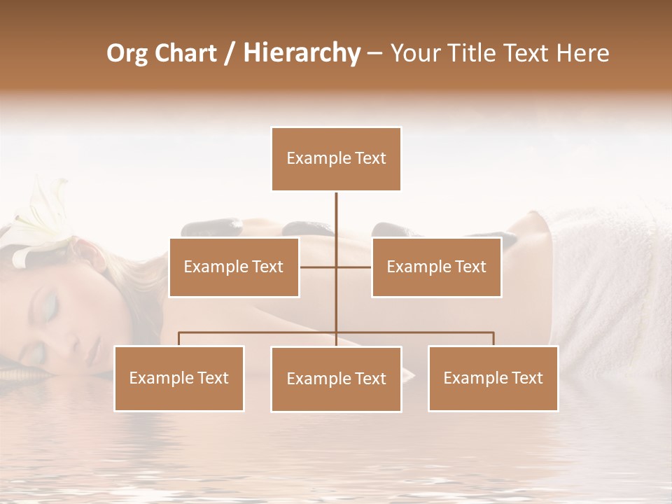 Attractive Woman Getting Spa Treatment Isolated On White PowerPoint Template