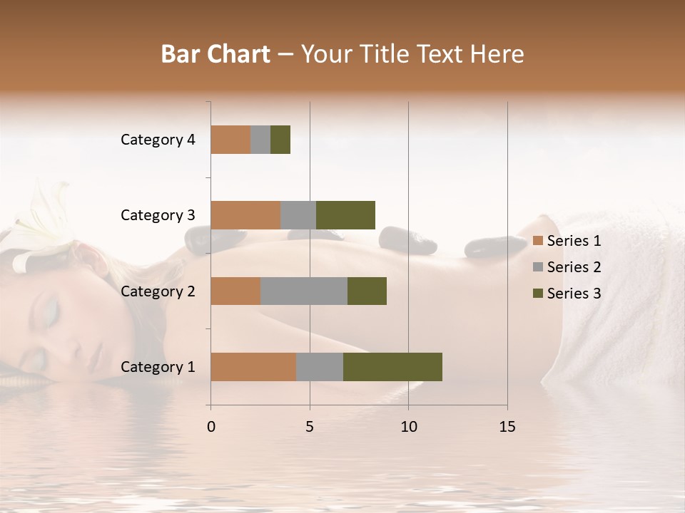 Attractive Woman Getting Spa Treatment Isolated On White PowerPoint Template