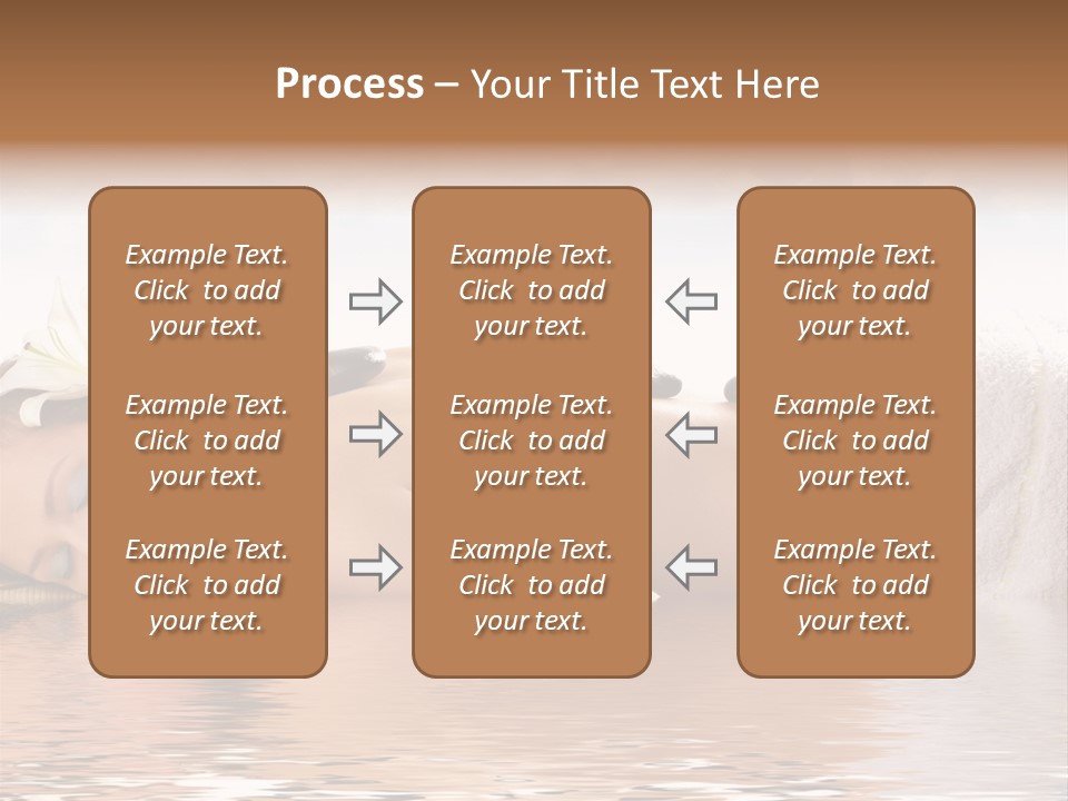 Attractive Woman Getting Spa Treatment Isolated On White PowerPoint Template