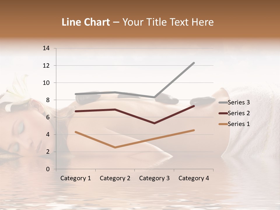 Attractive Woman Getting Spa Treatment Isolated On White PowerPoint Template