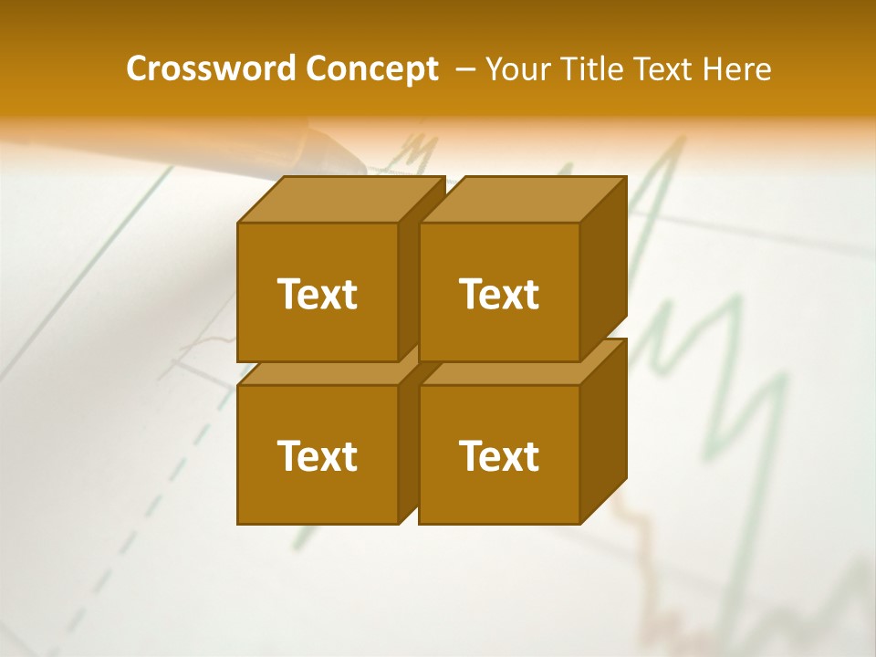 Pen Showing Diagram On Financial Report PowerPoint Template