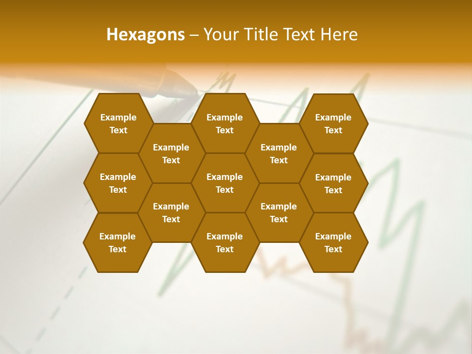 Pen Showing Diagram On Financial Report PowerPoint Template