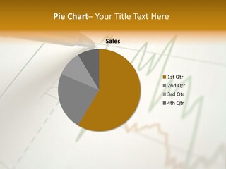 Pen Showing Diagram On Financial Report PowerPoint Template