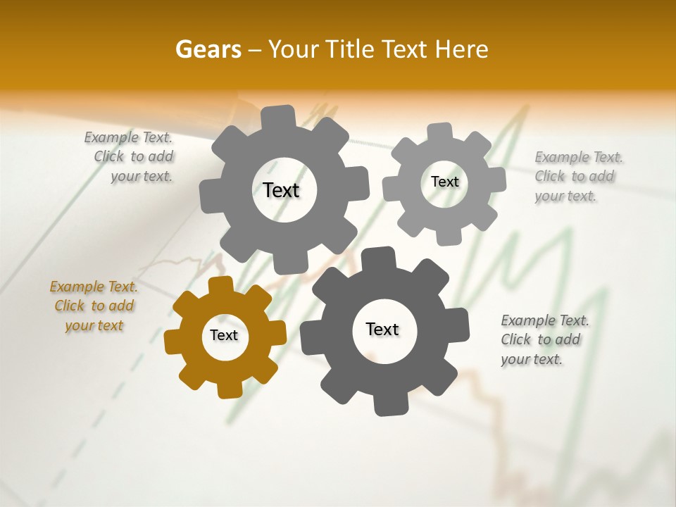 Pen Showing Diagram On Financial Report PowerPoint Template