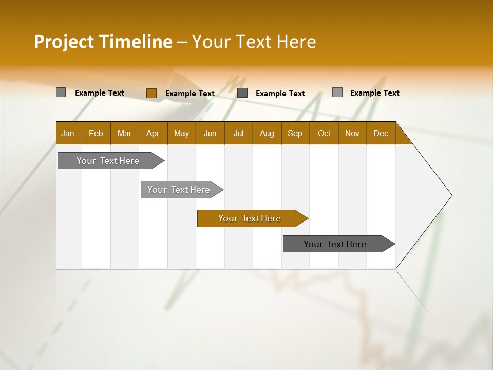 Pen Showing Diagram On Financial Report PowerPoint Template