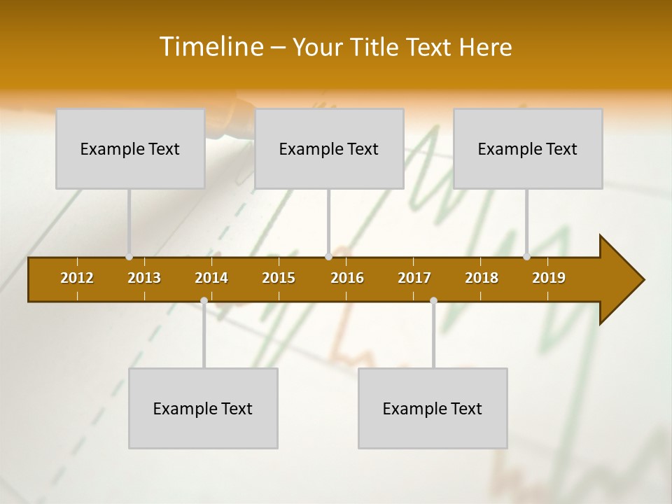 Pen Showing Diagram On Financial Report PowerPoint Template