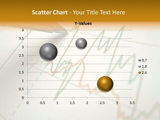 Pen Showing Diagram On Financial Report PowerPoint Template