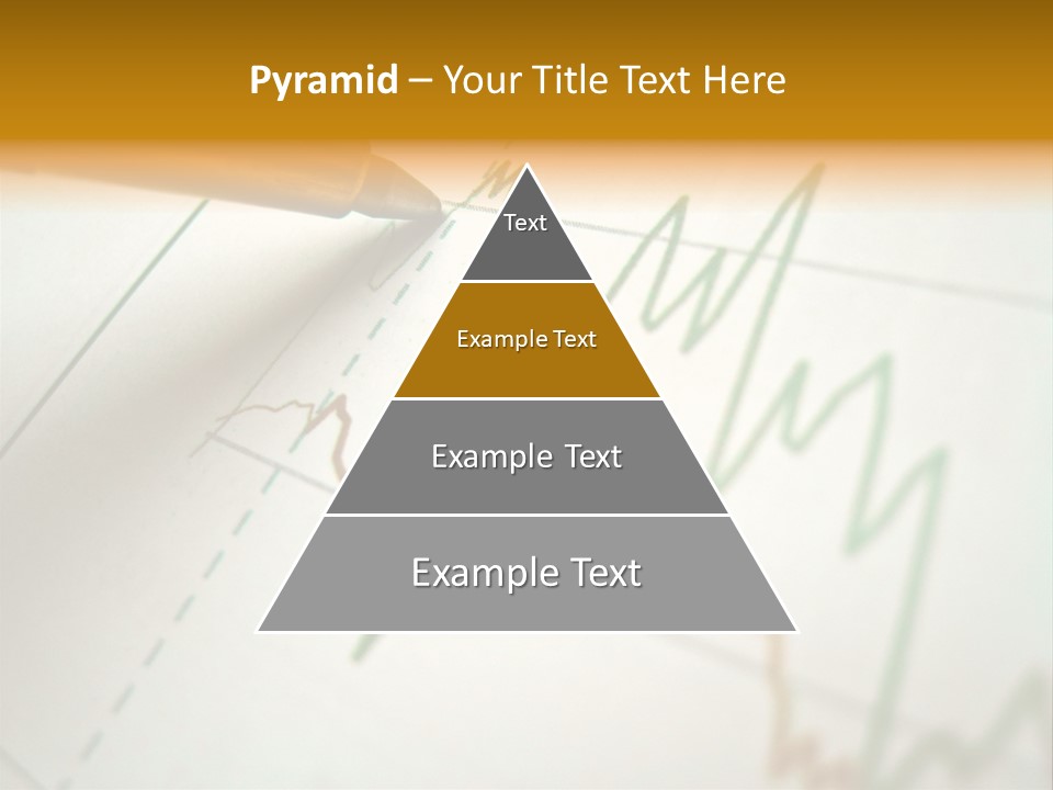 Pen Showing Diagram On Financial Report PowerPoint Template