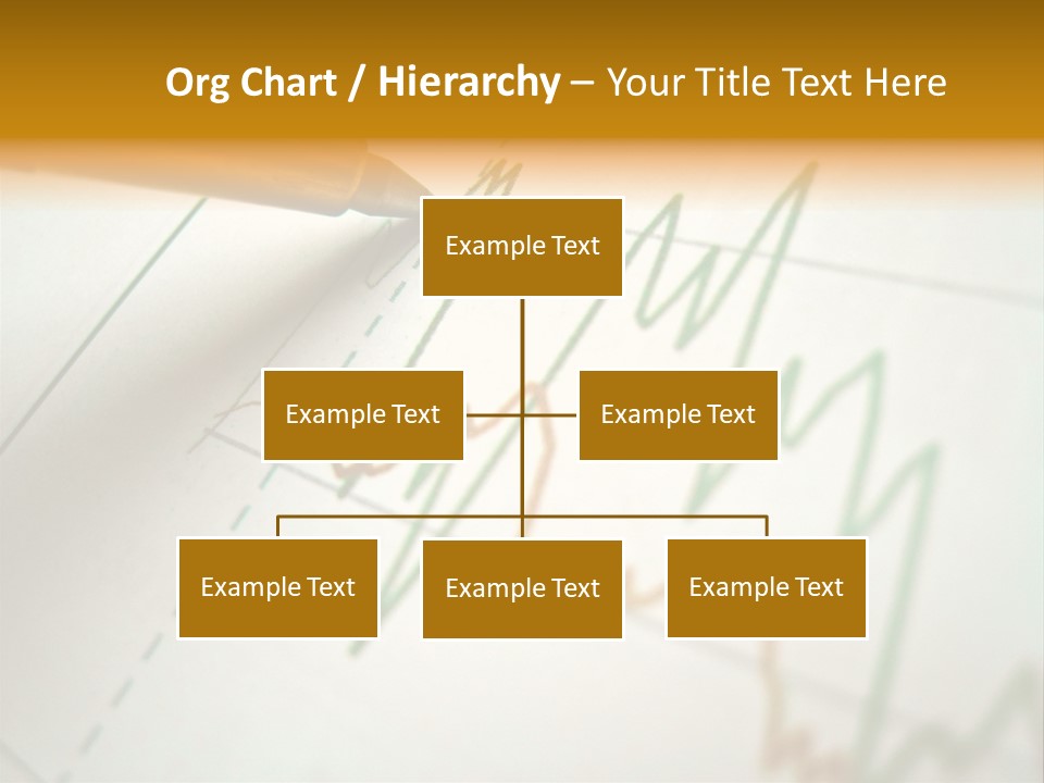 Pen Showing Diagram On Financial Report PowerPoint Template