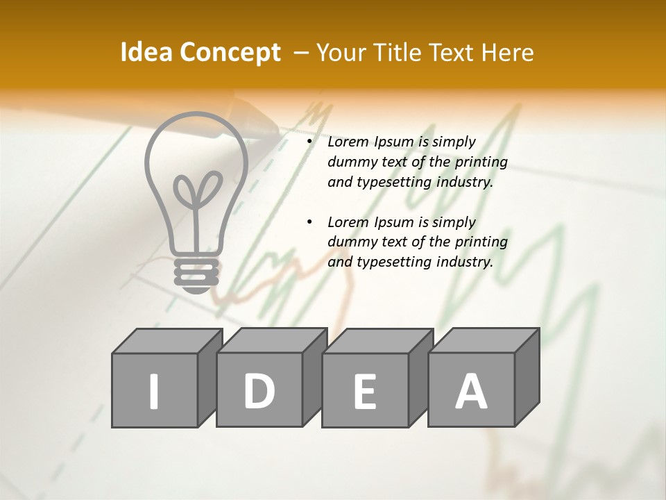 Pen Showing Diagram On Financial Report PowerPoint Template