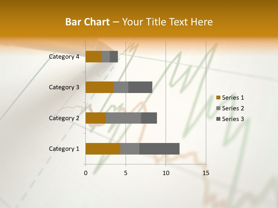 Pen Showing Diagram On Financial Report PowerPoint Template