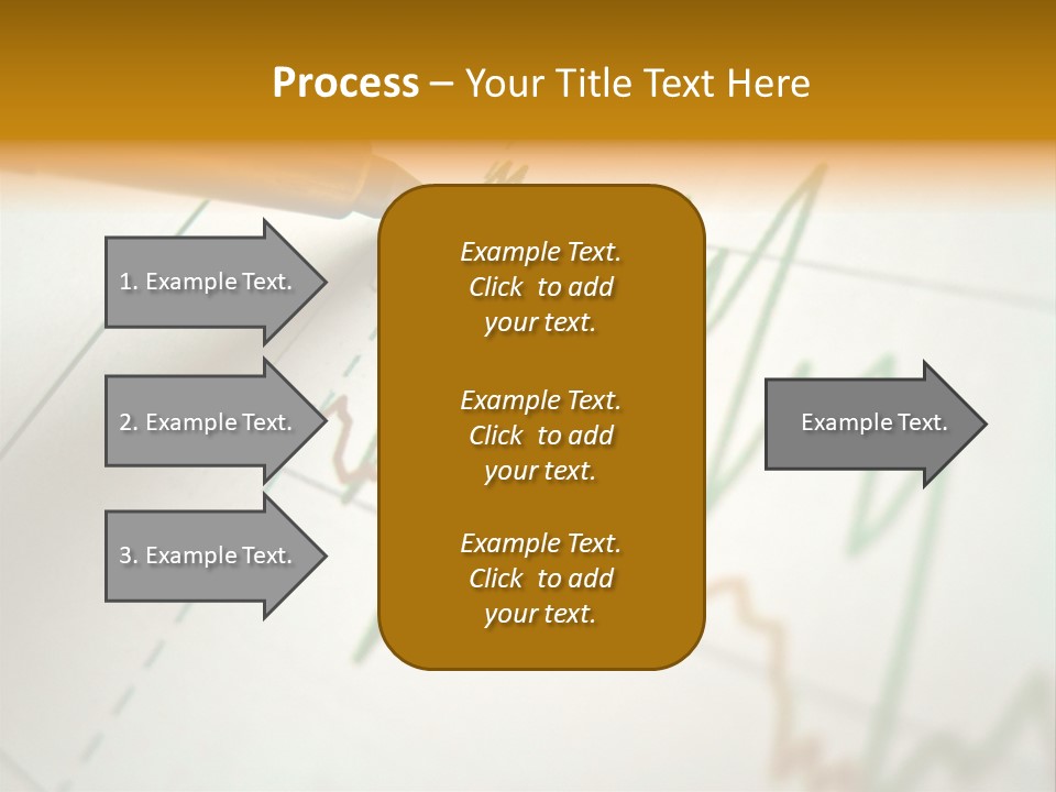 Pen Showing Diagram On Financial Report PowerPoint Template