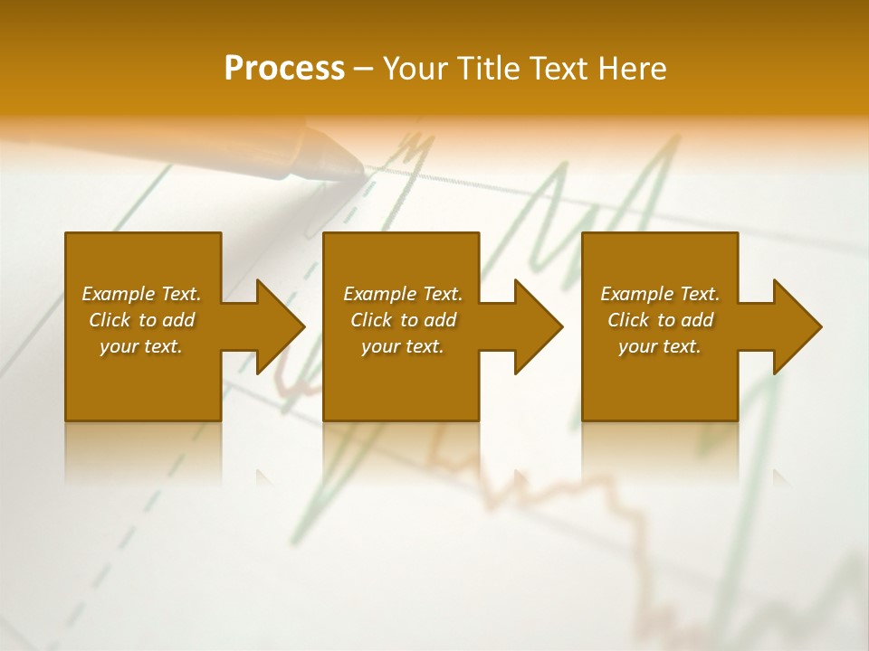 Pen Showing Diagram On Financial Report PowerPoint Template