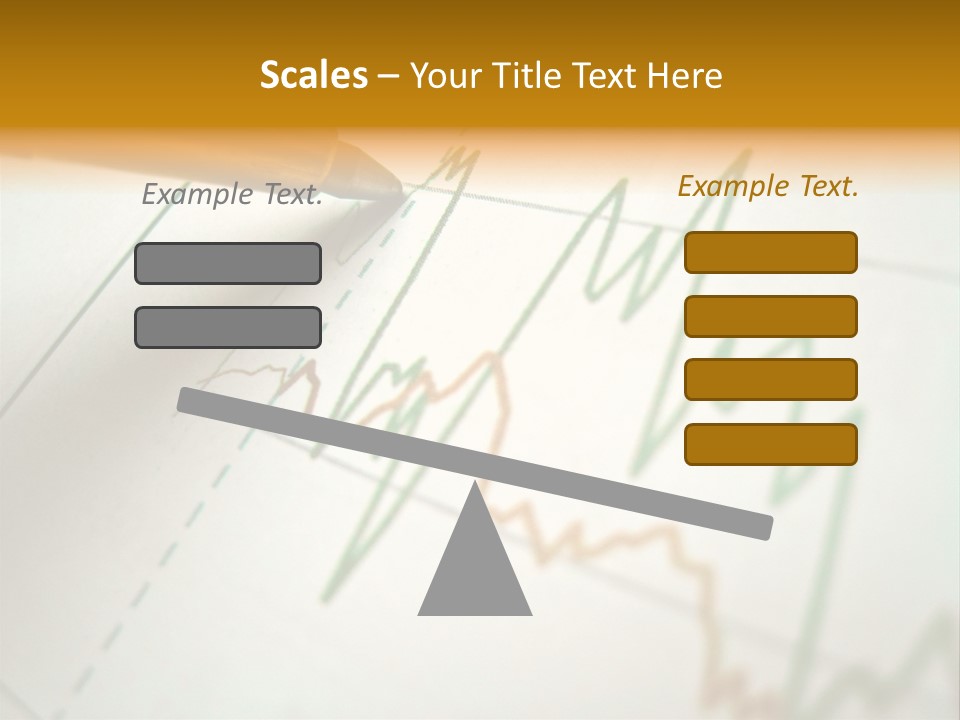 Pen Showing Diagram On Financial Report PowerPoint Template