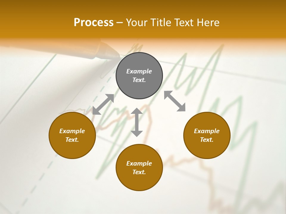 Pen Showing Diagram On Financial Report PowerPoint Template