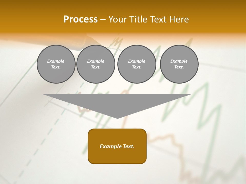 Pen Showing Diagram On Financial Report PowerPoint Template