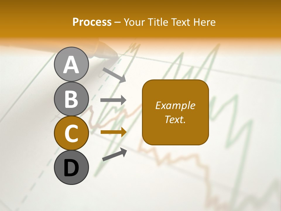 Pen Showing Diagram On Financial Report PowerPoint Template
