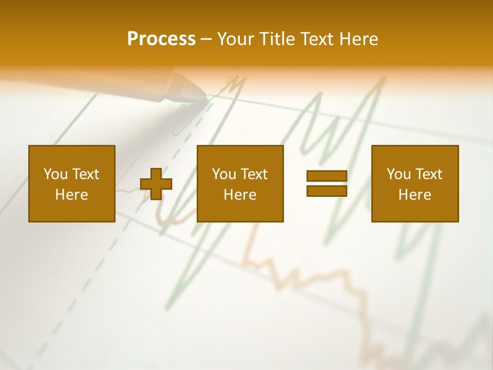 Pen Showing Diagram On Financial Report PowerPoint Template