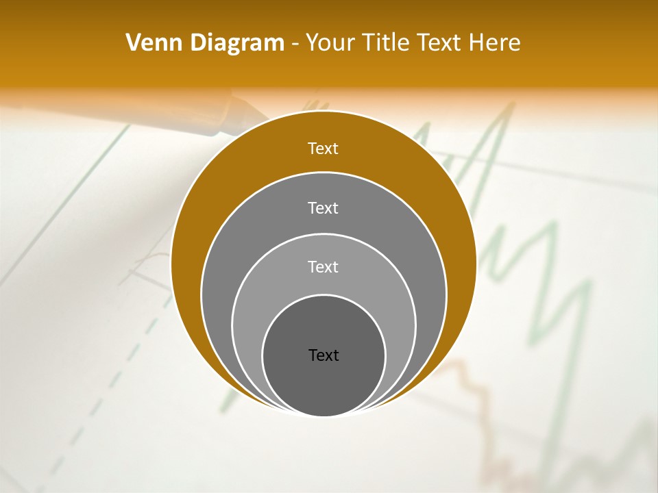 Pen Showing Diagram On Financial Report PowerPoint Template