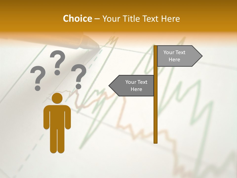 Pen Showing Diagram On Financial Report PowerPoint Template