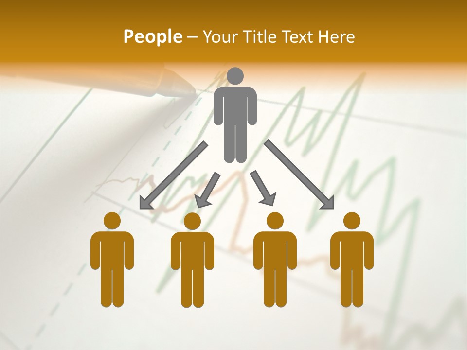 Pen Showing Diagram On Financial Report PowerPoint Template