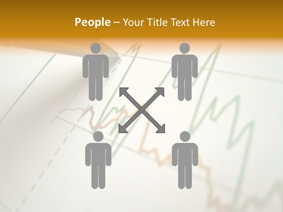 Pen Showing Diagram On Financial Report PowerPoint Template