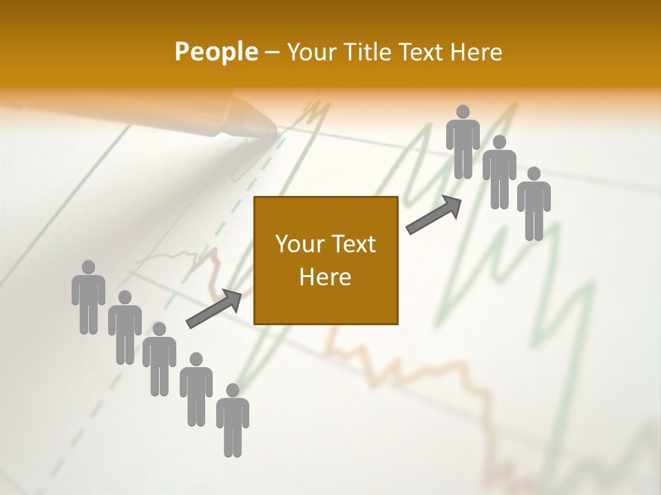 Pen Showing Diagram On Financial Report PowerPoint Template