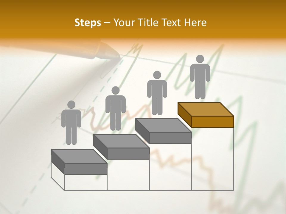 Pen Showing Diagram On Financial Report PowerPoint Template