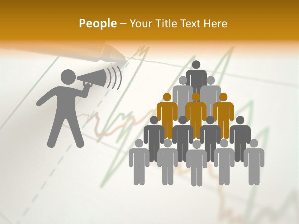Pen Showing Diagram On Financial Report PowerPoint Template