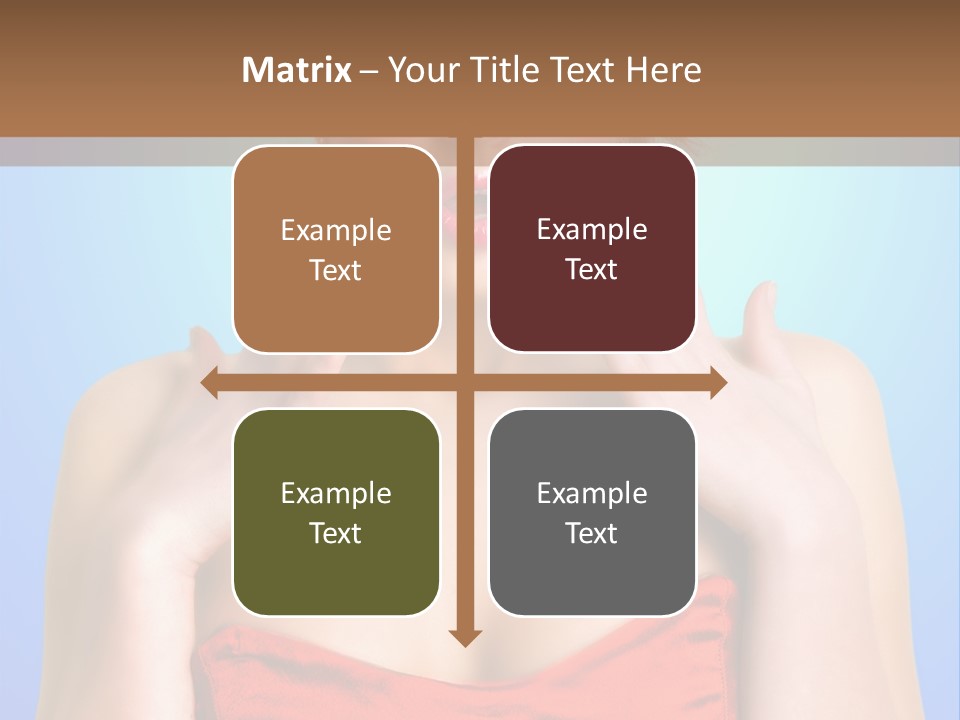 Frightened Girl PowerPoint Template