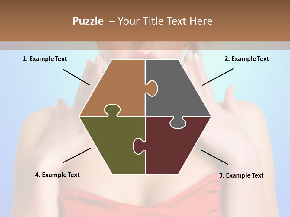 Frightened Girl PowerPoint Template