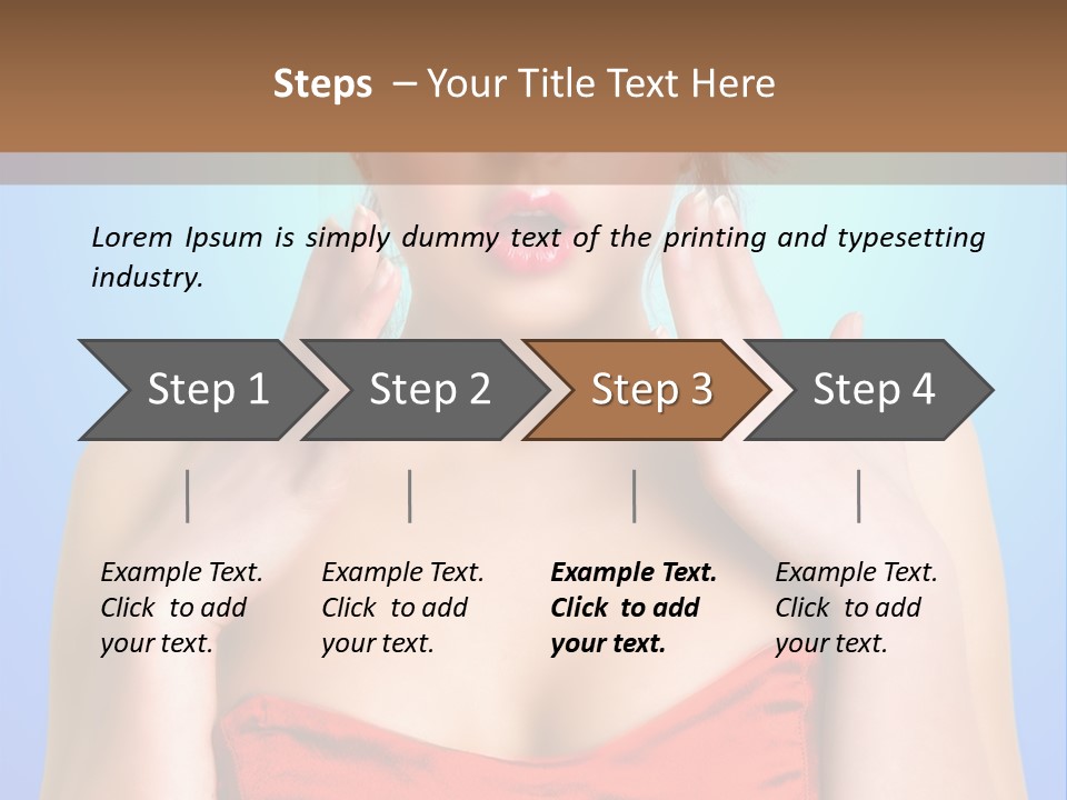 Frightened Girl PowerPoint Template