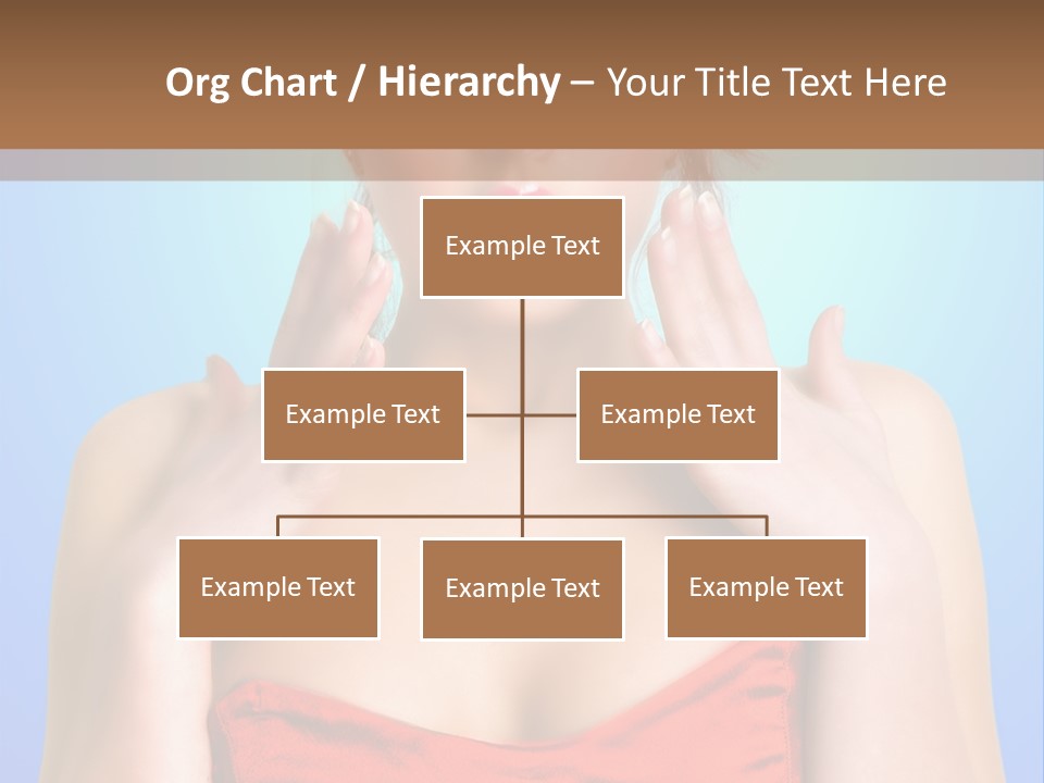 Frightened Girl PowerPoint Template