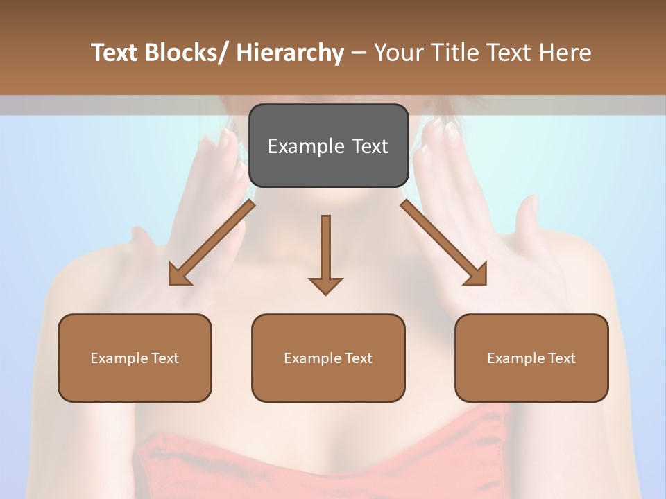 Frightened Girl PowerPoint Template