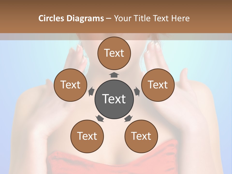 Frightened Girl PowerPoint Template